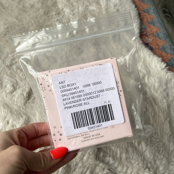 Lavender stardust roll on 90’s Y2K lip gloss set Valentine’s Day makeup - Picture 5 of 10